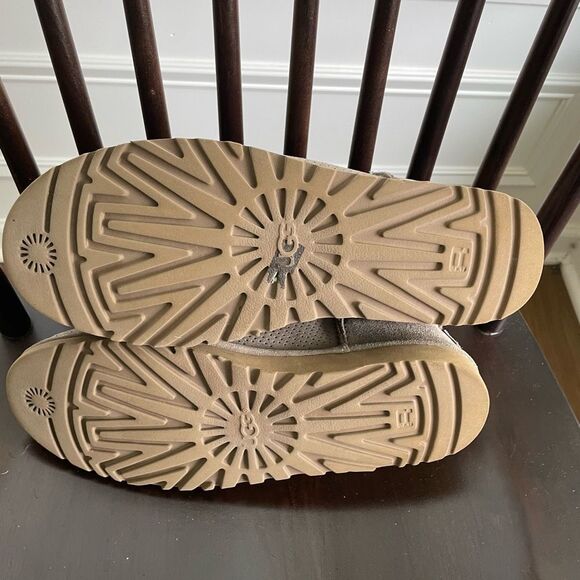 Ugg Women's Classic Unlined Mini Perf Boots Mole Taupe 10 - Picture 7 of 15